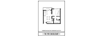 1 Bed - 1 Bath - BL - 577