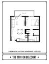 1 Bed - 1 Bath - BC - 621