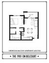 1 Bed - 1 Bath - BR - 577
