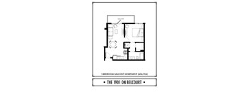 1 Bed - 1 Bath - BR - 573