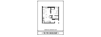 1 Bed - 2 Bath - SB - 612