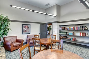 Rosemont at Mayfield Villas Apartments Library with Tables and Chairs - Photo Gallery 15