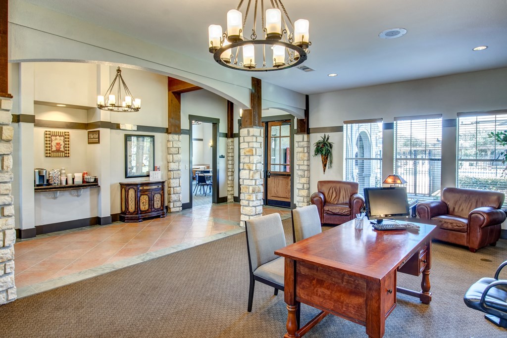 Rosemont at Mayfield Villas Apartments Lobby Area and Seating