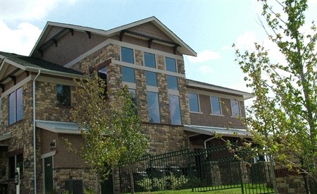 The Mondello Apartments Building Exterior and Trees