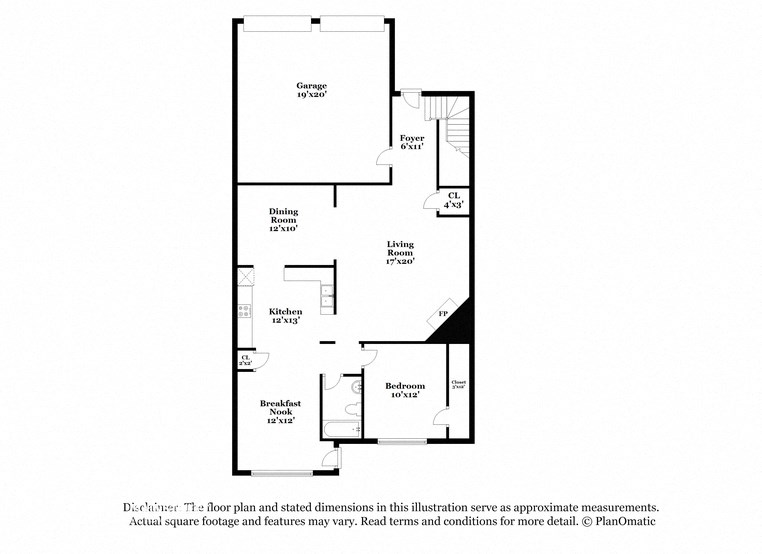 this floor plan is an approximation and may not include the most recent information