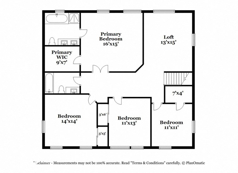 a floor plan of a house with a bedroom and a living room