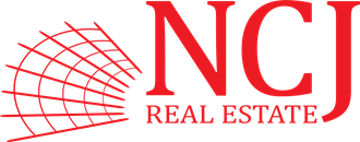 the logo or sign for the real estate company cnc real estate