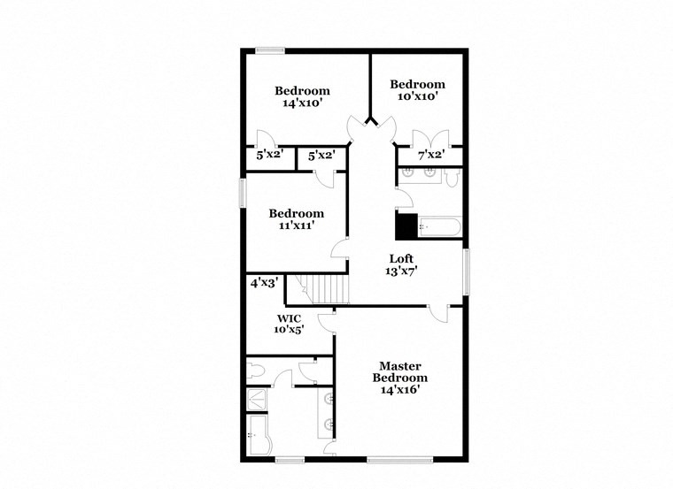 this floor plan is an approximation of the floor plan of a 1 bedroom apartment