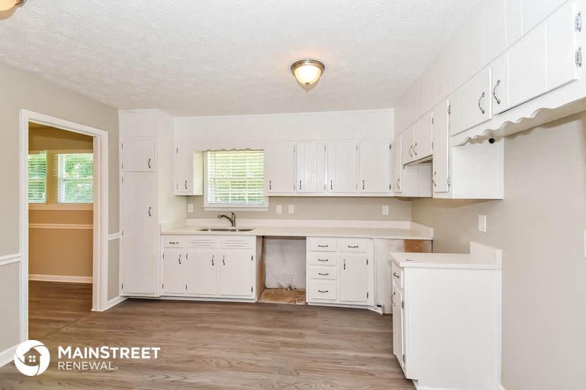 the kitchen is clean and ready for us to use