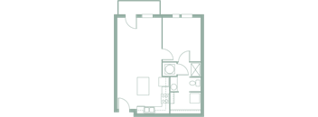 1 Bedroom, 1 Bathroom