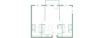 2 Bedrooms, 2 Bathrooms