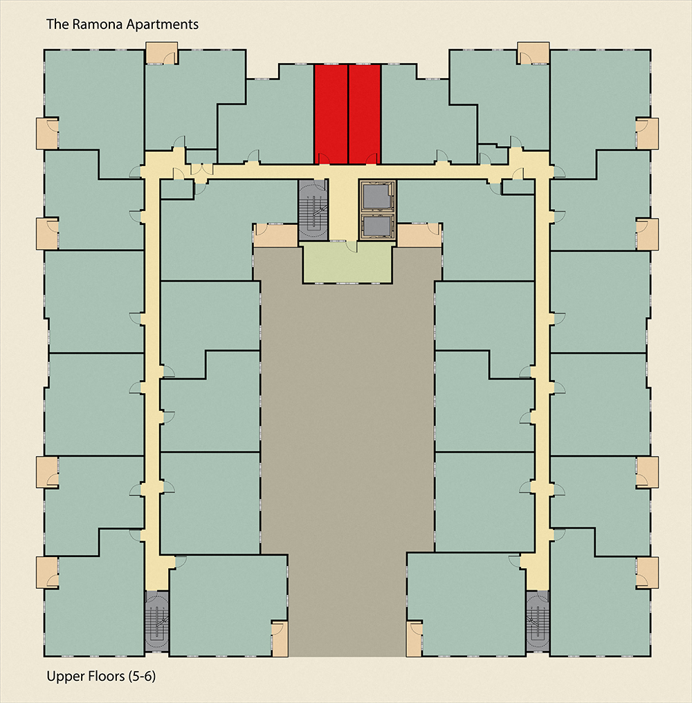 Upper Floors Floorplan