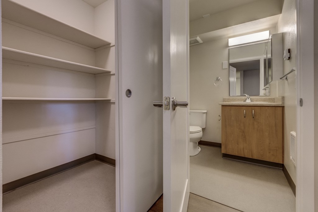 a bathroom with a toilet and a sink and a mirror