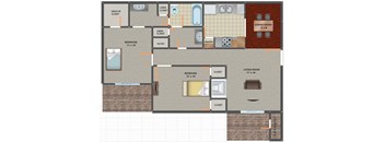 Chardonnay 2 bed 1 bath level 3 C