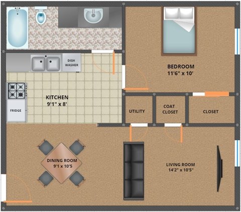 Greystone Apartments 1-3 Beds Apartment for Rent - Photo Gallery 4