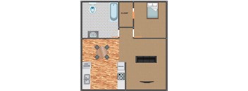 Hidden Valley 1 bed 1 bath level 2