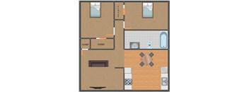 Hidden Valley 2 bed 1 bath level 2