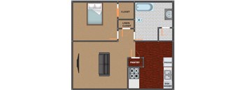 Page Crossing 1 bed 1 bath level 2 heat