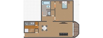 Pepper Tree 1 bed 1 bath level 2