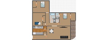 Pepper Tree 3 bed 1 bath level 3