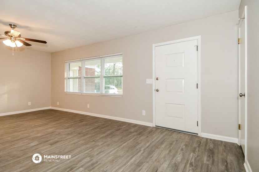 the spacious living room of our studio apartment atrium