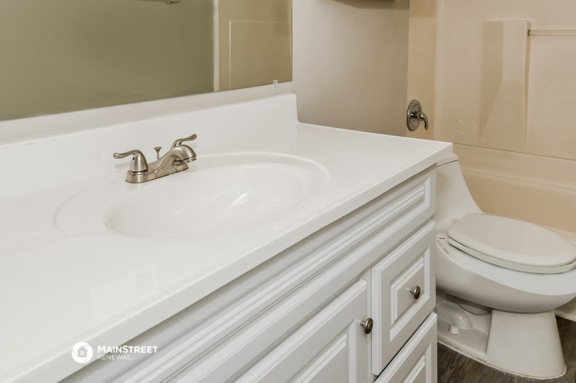 a bathroom with a sink and a toilet