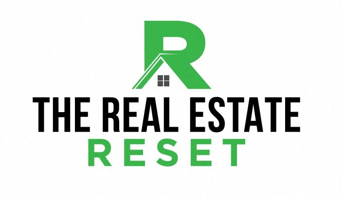 the logo for the real estate reset podcast