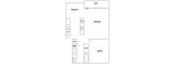 1 bedroom (remodeled)