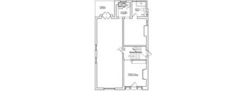 Apt #1 - 1 bed, 1 bath