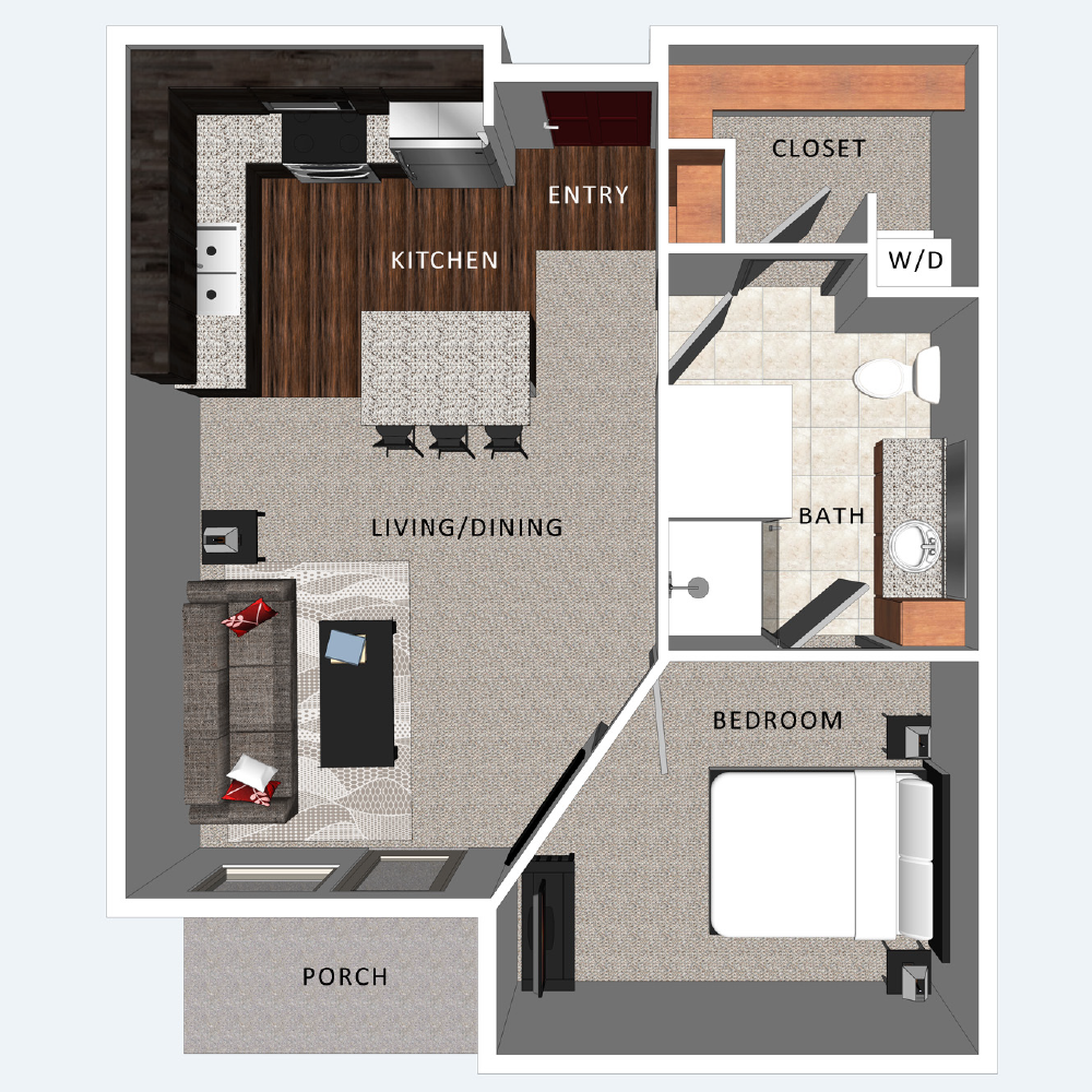 Floor Plans of East Lake Flats in Lincoln, NE