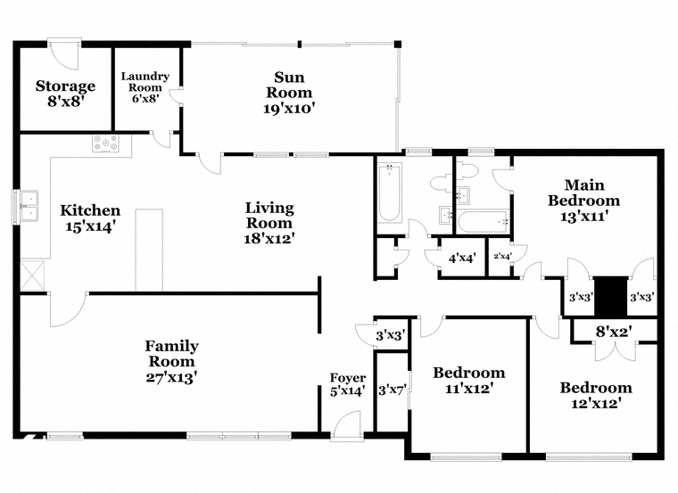 3806 Marie Cook Dr Studio House for Rent - Photo gallery 2