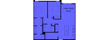 2 Bed 2 Bath