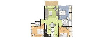 3 Bedrooms, 1 Bathroom