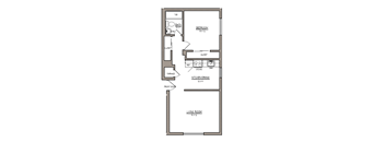 Apt #1 - 1 bed, 1 bath