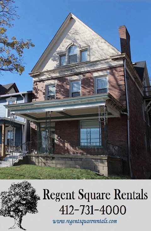 A house with Regent Square Rentals written on it.