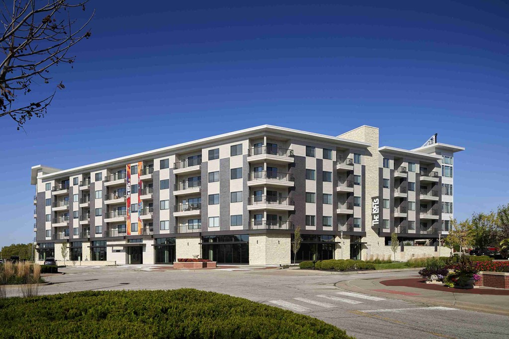 an exterior view of the apartments at person