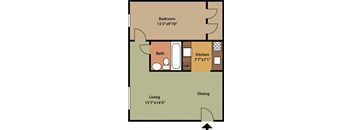 1 Bedroom Large