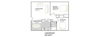 2 Bed/1 Bath