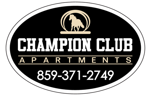 the logo of the champion club apartments