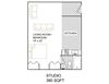 Studio/1bath