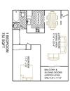 1 Bedroom - 1 Bath, Balcony