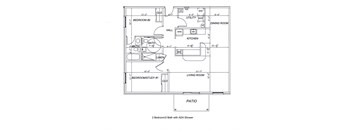 2bed/2bath/ada