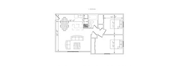 2bdrm/1bath/balcony/2nd floor