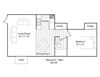 1bdrm/1bath/balcony/2nd fl
