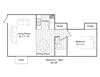 1bdrm/1bath/balcony/3rd fl