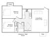 2bdrm/1bath/balcony/3rd fl