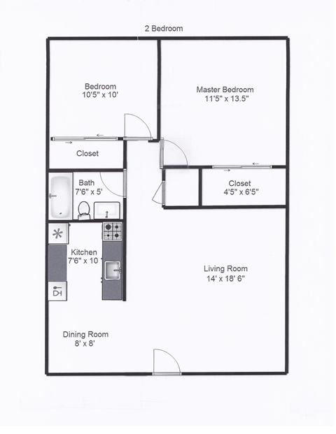 201 Edgecombe Dr., Suite #8 1-2 Beds Apartment for Rent - Photo Gallery 12