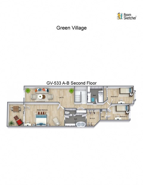 Green Village Court 3 Beds Apartment for Rent - Photo Gallery 53