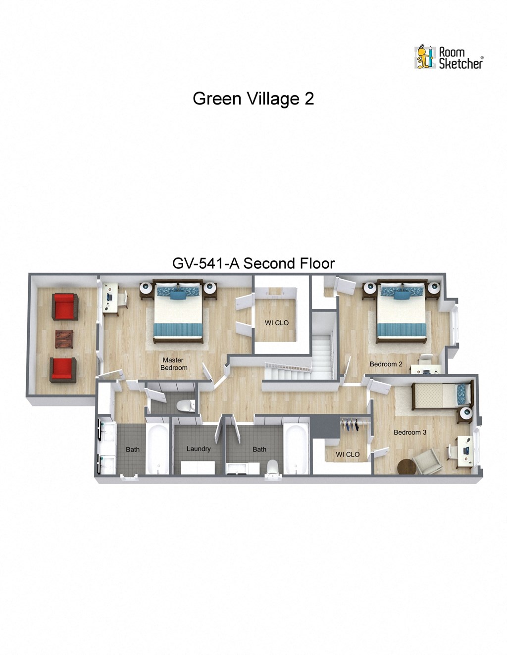 a floor plan of green village 2