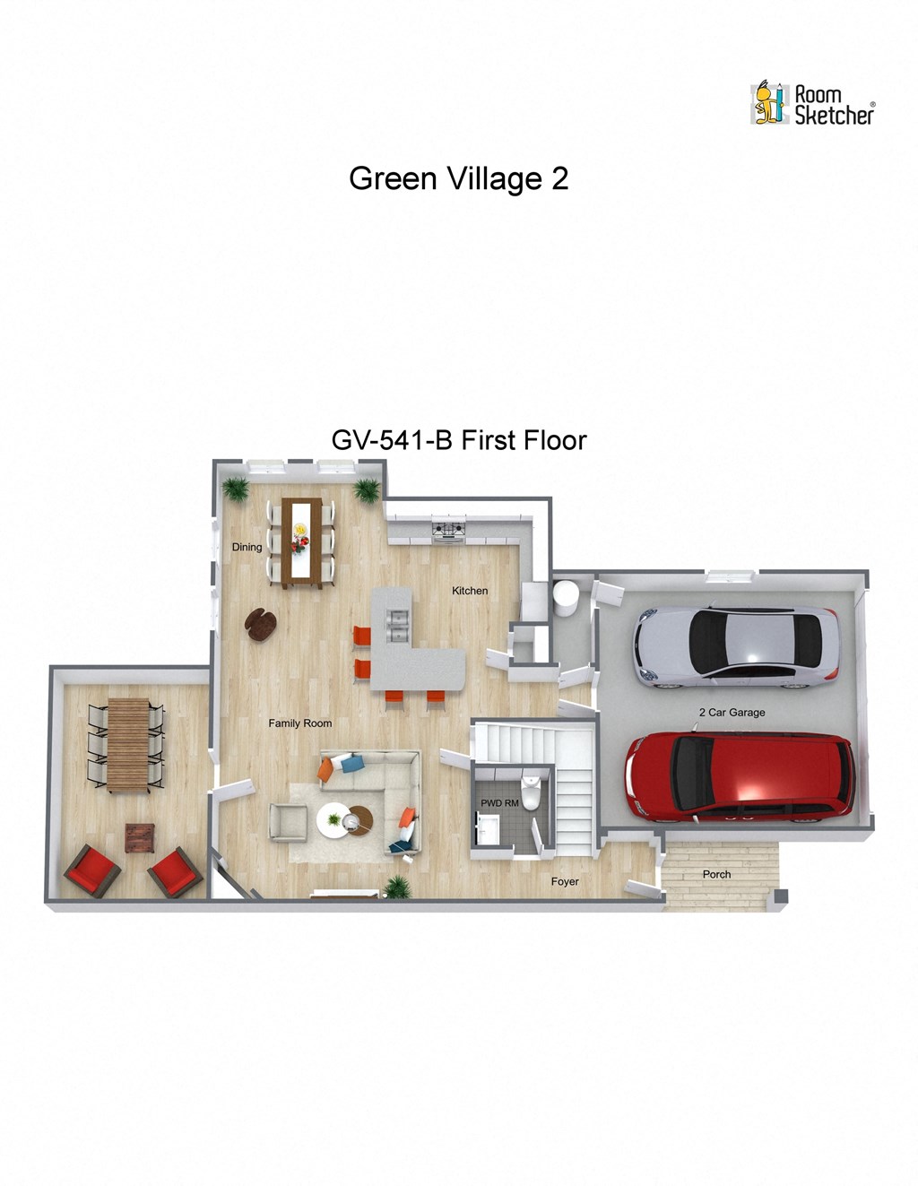 a floor plan of green village 2